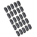 40pcs U Shape Steel Snap Clips For Feather Hair Extensions Wigs Weft FeatheJC.