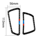 Carbon Fiber Car Dash AC Air Vent Frames for BMW F07 5 Series GT 535i 2010-2016