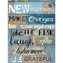 5D DIY Full Drill Diamond Painting English Sentence Cross Stitch Embroidery