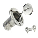 38mm Marine Boat Water Fuel Tank Deck Fill Filler & Key Stainless Steel