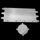 Brand New 2 Pcs/set Clear Acrylic Template for Leather Brush Pot Hand Making