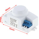 SK-810 220V 5.8GHz Microwave Movement Motion Detector Sensor Switch ME