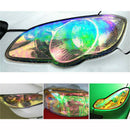 1pc 12x39" Car Chameleon Headlight Taillight Vinyl Tint Lamp Film Wrap Accessory