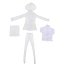 1/6 Scale Female Hoodie Jacket Shirt Skirt Stockings Set CC299 for 12" Soldier