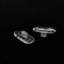 25 Pairs Silicone Eyeglass Nose Pads Oval Push On