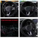 Car Steering Wheel Cover Soft Leather Breathable Slip Z7K0