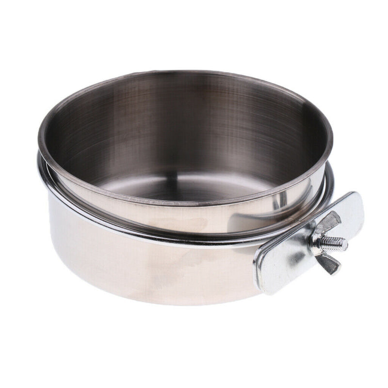 2x Classic Pet Products Classic Stainless Steel Hook-On Coop Cup M