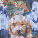 DIY Animal Diamond Painting Cross Stitch Diamond Embroidery Dog Story