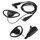 2 Pin D-Shape Earpiece Headset MIC PTT for Baofeng Kenwood Puxing TYT Radio