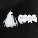 50pcs/Pack DIY Bride and Bridegroom Candy Gift Box with RibbonCut Wedding P G7J1