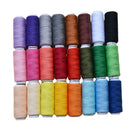 200yards 48 Spools Polyester Sewing Thread Set for Craft Hand Machine 24 Colors