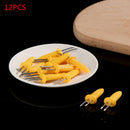 2PCS Corn on The Cob Holders Stainless Steel BBQ Prongs Skewers Forks Grilli Gw