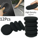 12x Waxing Polish Foam Sponge Wax Applicator Cleaning Detailing Pads for Car
