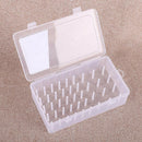 2 Pieces Large Thread Box, Thread Storage Box with 42 Spools, Sewing Bobbins
