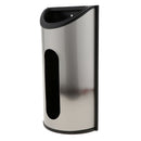 Stainless Steel Grocery Bag Recycling Storage Dispenser Wall Mounted