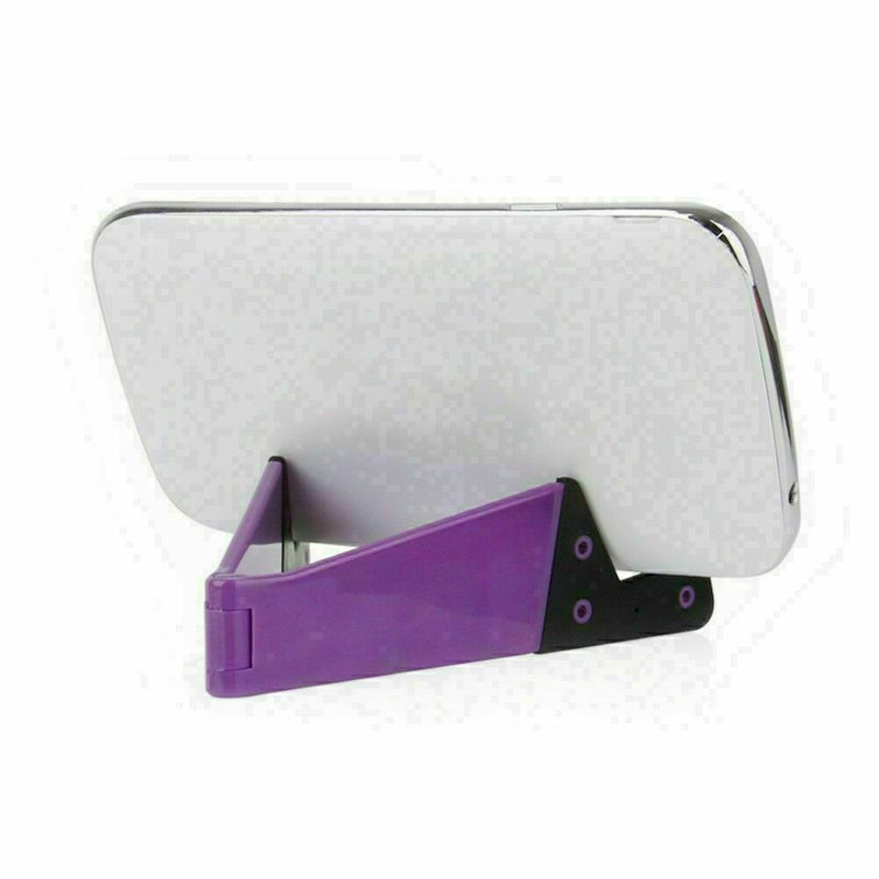 1*Lazy Portable Folding Card Phone Holder Stand Support Bracket Mobile Ph Z T5C1