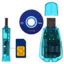 USB Cellphone Standard SIM Card Reader Copy Writer SMS  GSM/CDMA+CD KY Backu Bj