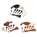 15Pcs/Set Ebony Violin Musical Instrument Parts Chinrest Pins