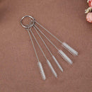 5pcs Mini Nylon Pastry Tube Brushes Set Teapot Keyboards Fans Cleaning Tool