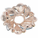 Handmade Brooches Pin Fashion Crystal Bauhinia Brooch Shape For Women Dress