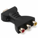 HDMI Male to 3 RCA Female Composite AV Audio Video Adapter Converter for TV  Del
