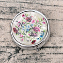 Metal Folding Pill Case Medicine Organizer Pill Box Makeup Storage Container OZ