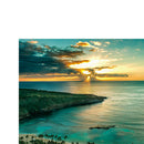 Aquarium Background Sunset Poster   Tank Wallpaper Ornament 122x46cm