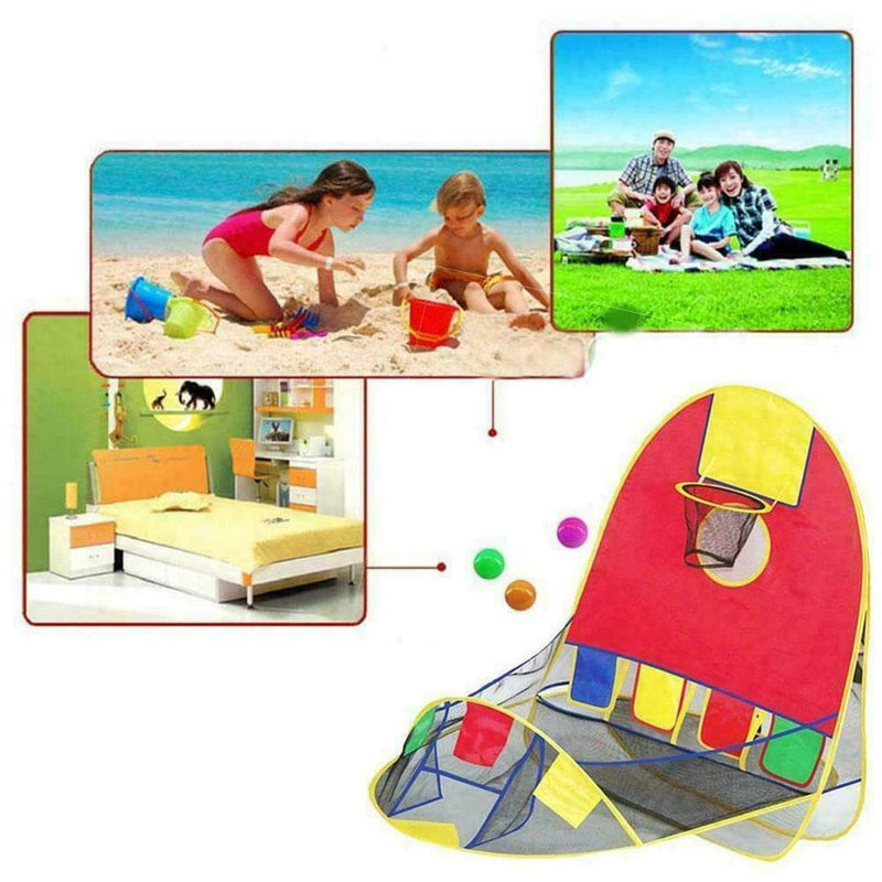 Foldable Sports Basketball Shooting Tent Game Basket Shooting Ball Fun Tent R0E2