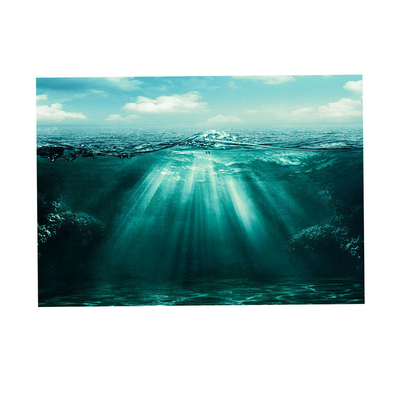 Aquarium Background Ocean Sea Poster   Tank Wallpaper Ornament 122x46cm