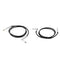 2pcs Stereo 6.35mm to 6.35mm 1/4" Jack Camera Headphone Audio Cable