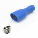 100Pcs 22-16AWG Insulated Piggy Back Splice Crimp Electrical Terminal Block