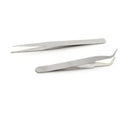 2pcs Stainless Steel Tweezers Tool DIY Precision Electric tweezers Repair T T Nw