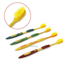 4x Bamboo Charcoal Double Ultra Soft Toothbrush Nano Brush Oral Dental Care Set