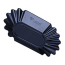 Food-grade Plate Oval Coffee Bean Tray for Coffee Beans Display Blackt x 6
