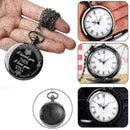 Men Anniversary Birthday Gift Pocket Watch Necklace Husband Gift from Wife W3I2