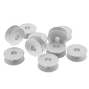 10pcs 21mm Industrial Aluminum Bobbins For Singer Brother Sewing Machine Toolj