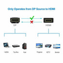 For PC 4K Displayport 1.2 DP Male to HDMI Converter Cable Cord Female Adapter