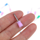 100 Pcs Dental Prophy Cup Rubber Polish Brush Polishing Tooth Latch Multicolour-