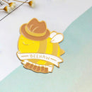 Cartoon Honeybee Brooch Dripping Oil Enamel Shirt Lapel Pin Jewelry Gifts A