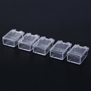 20Grids Clear Nail Art Display Tray Glitter Rhinestone Decor Storage Box Case Gw