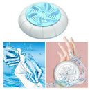 Ultrasonic Turbine Washing Machine Mini Tub Laundry Washer for Dorms Cyan