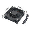 DIY Home Office 120mm Big Airflow Cooling Fan For Router TV Box Silent USB Power