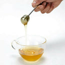 Honey and Syrup Dipper Stick Honey Spoon Stainless Steel Wand for Honey Pot V7T8