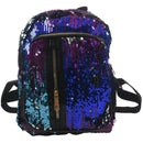 2Pcs/Set New Teenage Bling Glitter Sequins Backpack Girls Rucksack Students