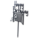 Football Acrylic Cake Topper Soccer Happy Birthday Cake Topper For Boys Birthd3C