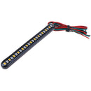 24LED Universal motorcycle turn signal strip water tail brake light indicatoA3C