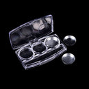 Empty 3Round Grids Eyeshadow Lipstick PowderBox Case Cosmetic Packing+Palette Kw