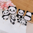 24Pcs/Set Cupcake Toppers Cute Panda Cake Topper Cake Picks For All Kinds Pa Hn