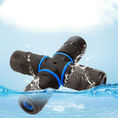 4 Way IP68 Waterproof Electrical Cable Connector Plug Socket Sensor Black T Type