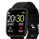 1.3inch Screen Smart Watch Blood Pressure Waterproof Fitness Tracker Black